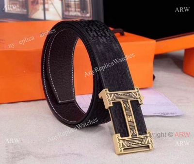 New Design Hermes Gold Buckle Leather Belt - Hermes AAA+ Belts
